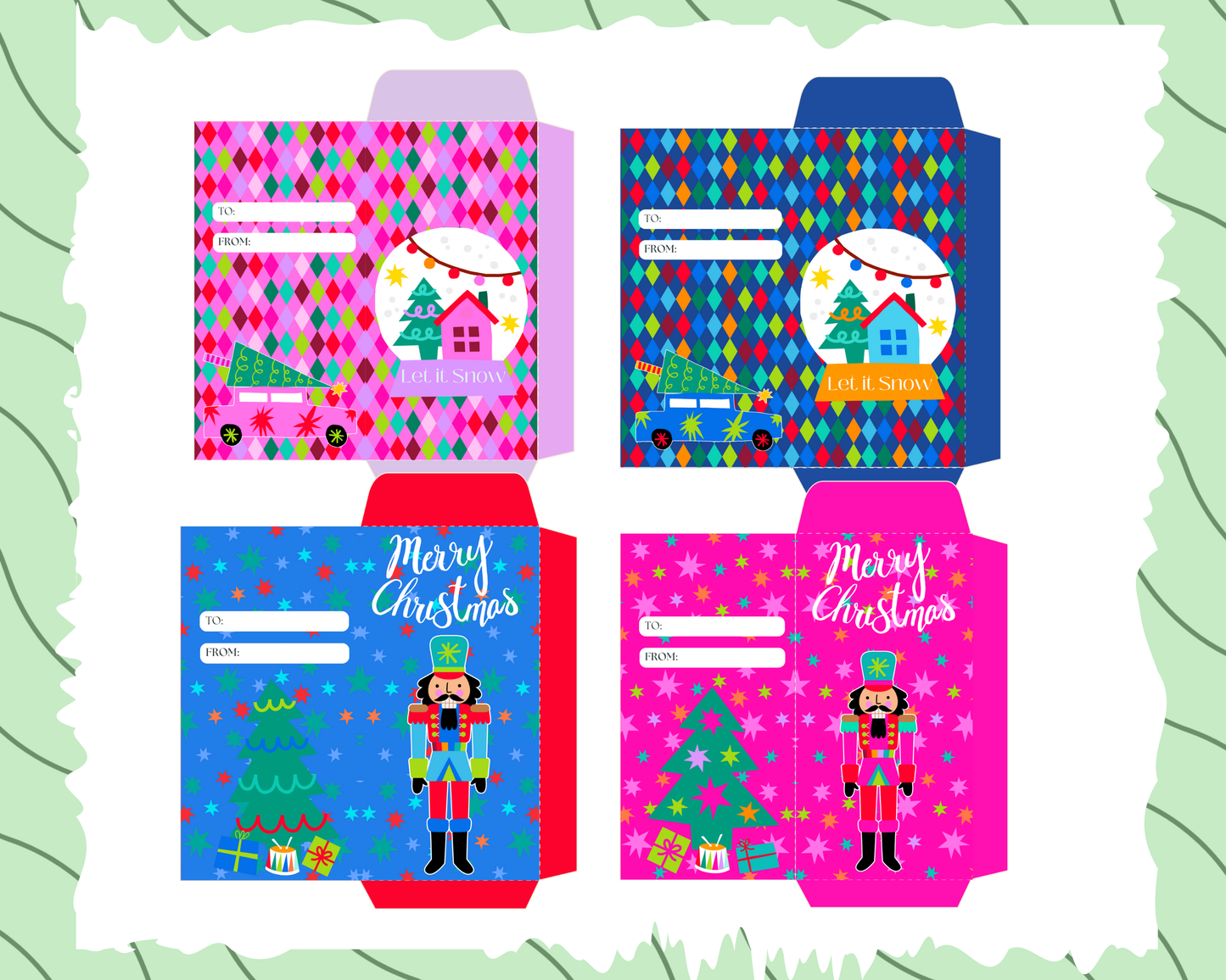 Christmas Money Envelope Templates