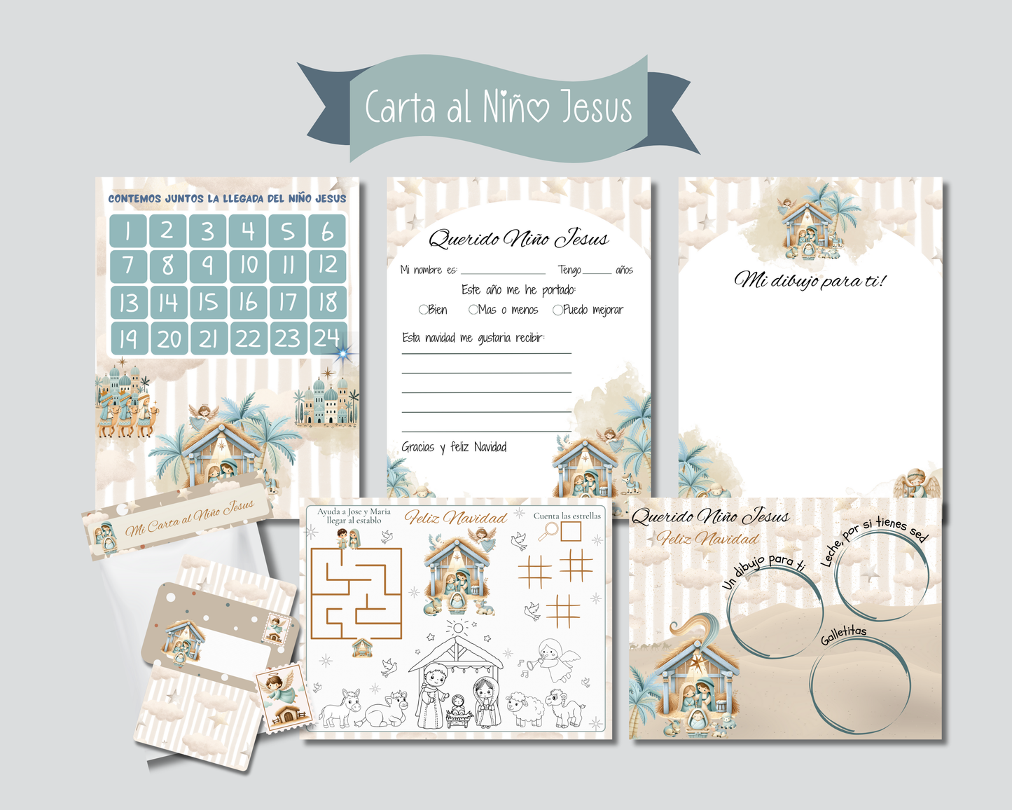Kit Carta la Niño Jesus