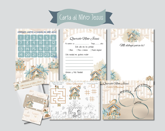 Kit Carta la Niño Jesus