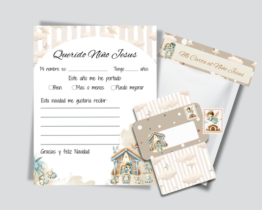 Kit Carta la Niño Jesus