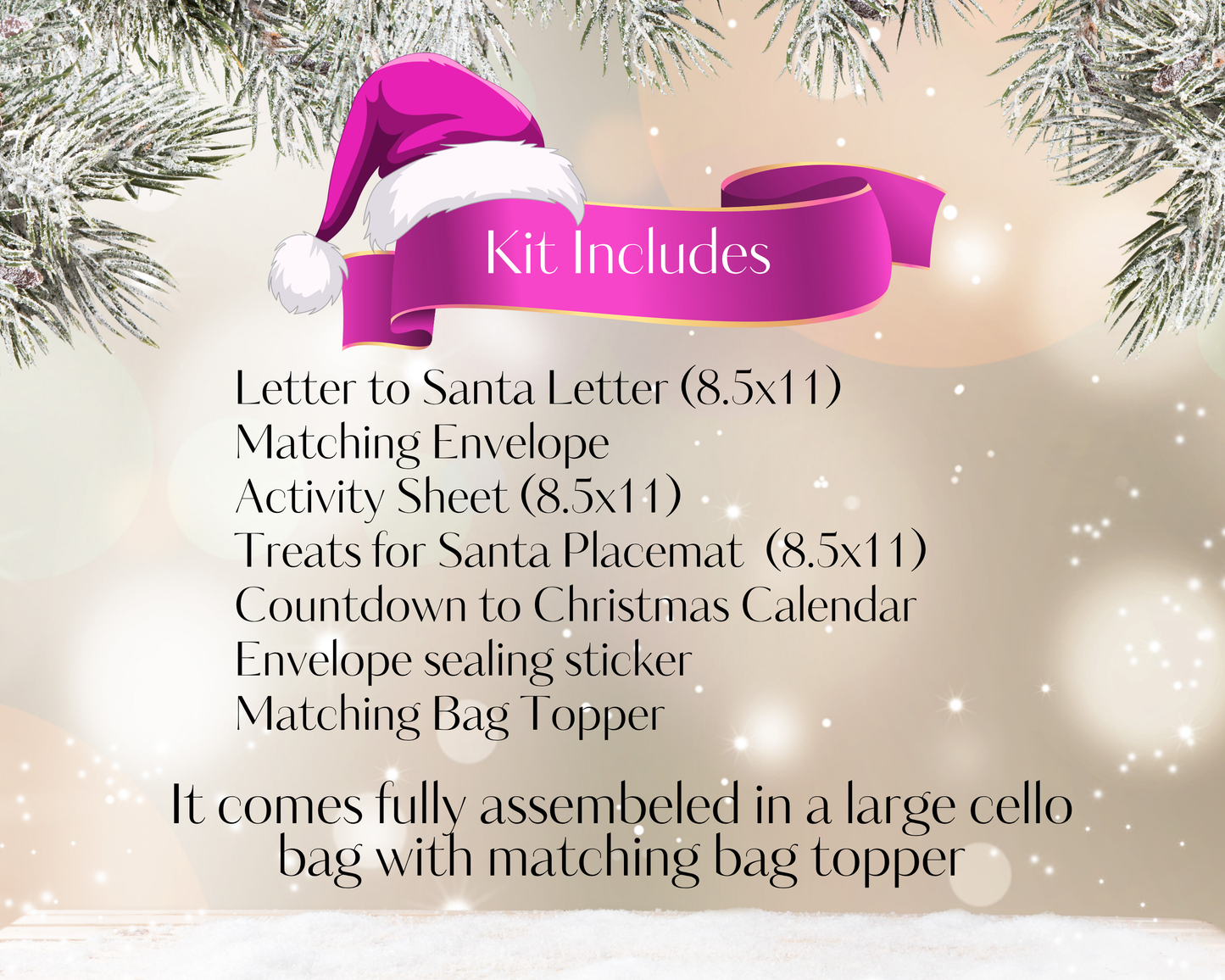 Letter to Santa Kit