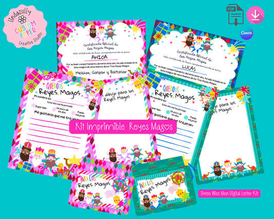 Wise Men Letter Kit - Digital Download (Personal and Commercial use)