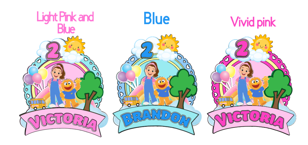 MS Rachel Cake Topper-Educational Show Inspired Birthday Cake Topper: Handmade Learning Party Decoration